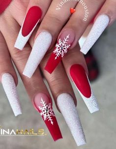 Cute Red Nails, Nail Noel, January Nail Designs, Cow Nails, January Nails, Plaid Nails, Crazy Nails