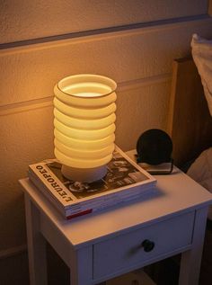 #homedecor, #interiordesign, #homedesign, #decor inspiration Fun Desk Lamp, Warm Table Lamp, Study Lamp Aesthetic, Cozy Lamps, Cozy Lamp, Aesthetic Lamps, Warm Lamp, Small Bedside Lamps, Interior Lamp