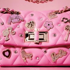 Brand New Factory Packaged (The Sold Listing Will Receive A Purse That Has Not Been Taken Out Of Packaging) Sold Out Gorgeous Aldo X Barbie Collection Charm Purse Same/Next Day Weekday Shipping Barbie Bag, Aldo Purses, Aldo Handbags, Snakeskin Purse, Aldo Bags, Bags Pink, Pink Quilts, Pink Barbie, Chain Strap Bag