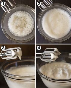 how to make whipped cream in a glass bowl with a hand mixer and attachments