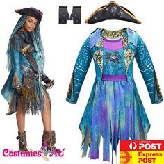 the costume is designed to look like a pirate's outfit