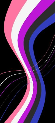 an abstract background with lines and curves in pink, blue, purple and white colors