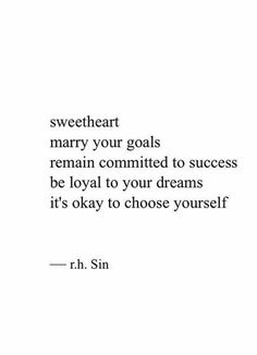 a quote from r h sin about how to be successful