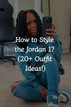 Discover simple and cute outfit ideas to elevate your style with the iconic and aesthetically pleasing Nike Air Jordan 1 sneakers. High Top Jordans Outfit, White Jordans Outfit, What To Wear With Jordans, Fits With Jordans, Jeans And Jordans, Jordan Tennis Shoes, Jordans Outfits, Jordan Outfit Women