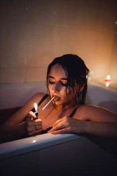 Tub Shoot Ideas, Bathtub Photoshoot Grunge, Bath Photoshoot Dark, Women In Bathtub Photography, Dark Bathtub Photoshoot, Shower Portrait Photography, Bath Photoshoot Aesthetic, Bath Shoots Photo Ideas, Moody Bathroom Photoshoot