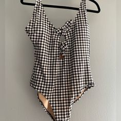 Brand New With Tag Size- Large Old Navy One Piece, One Piece Swim, Swim Suit, Womens Swim, Old Navy, Swimming, Black White, One Piece, Brand New