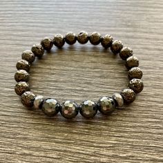 8mm Natural Gunplated Lava With Hematite Accents. One Size Fits All And Never Worn. Handmade In The Usa. Natural Stone Bracelets, Mens Accessories Jewelry, Stone Bracelet, One Size Fits All, Natural Stones, Mens Accessories, Man Shop, Stone, Silver