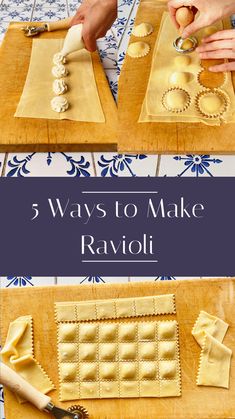 how to make ravioli in 5 easy steps with pictures and instructions for making ravioli