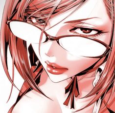 Glasses Icons Anime, Meiko Shiraki Icon, Shonen Aesthetic, Michiko Pfp, Red And Black Pfp, Shiraki Meiko, Glasses Pfp, Meiko Icon, Manga Woman