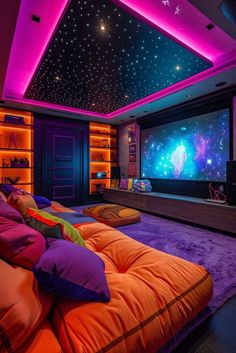 this is an image of a home theater