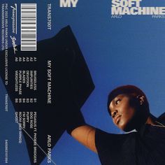 the label for my soft machine album is shown in black and features an image of a woman's face