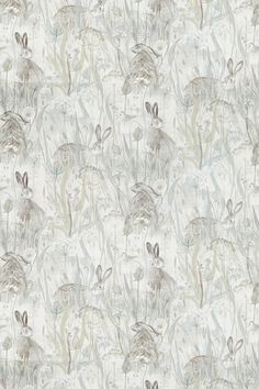 an image of a wallpaper with flowers and birds