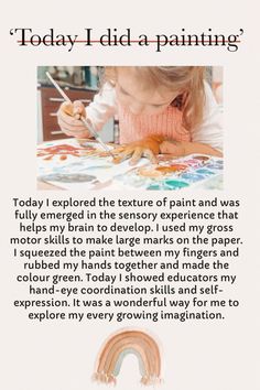 Painting benefits for children. Painting in ECE. Painting in early childhood education. Painting benefits. Process Vs Product Art Early Childhood, Education Painting, Birthday Artwork, Waldorf Teacher, Preschool Poems, Childhood Activities, Early Childhood Education Resources, Montessori Parenting, Early Childhood Activities