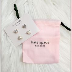 Questions? Leave A Comment Below! Pearl Earring Set, Kate Spade Jewelry, Spade Jewelry, Earrings Set, Kate Spade New York, Leave A Comment, Earring Set, Kate Spade, Pearl Earrings