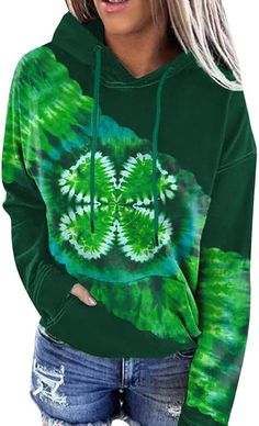 Amazon.com: For G and PL St Patricks Day Womens Saint Long Sleeve Irish Pattys Hooded Shirts Color Block Holiday Sweatshirt Tie Dye Shamrock L : Clothing, Shoes & Jewelry Color Block Hoodie, Shamrock Shirt, Color Block Sweatshirt, French Terry Hoodie, Green Hoodie, Sweat Hoodie, Hooded Shirt, Hoodies Design