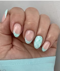 2024's Hottest Trends: 22 Summer Oval Nail Ideas for a Stylish Seasonal Look Rounded Acrylic Nails, Teen Nails, Mint Nails, Summer Nail Designs, Summery Nails, Cute Summer Nails, Cute Gel Nails, Short Acrylic Nails Designs, Oval Nails