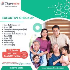 🩺Thyrocare #Executive Checkup: Comprehensive Health Check-up Package!🌡️ Get ready for a complete health evaluation with #Thyrocare Executive Checkup!🔬 This amazing package offers 75 essential tests @ ₹1299! 💪💉 #healthcheckup #medicalimaging #healthpromotion #kidney #digitalhealth #hematology #symptoms #insulin #bloodtest #doctor #healthcare #medicine #medical #doctors #diabetes #diagnosticcentre #diagnostic #healthcare #healthcareservices #healthtips Medical Tests, Medical Imaging, Health Care Services, Digital Health, Health Promotion, Healthy Mind