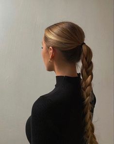 Fishtail Braid, A Ponytail, Easy Hairstyles For Long Hair, Dream Hair, Clean Girl, Aesthetic Hair, Hair Dos, Hair Day, Pretty Hairstyles