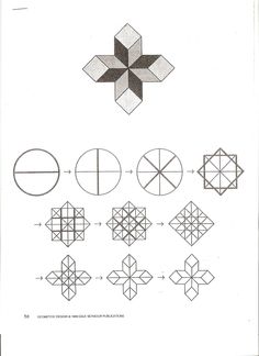 the diagram shows different shapes and sizes for each individual object, including circles, pentagons, and rectangles