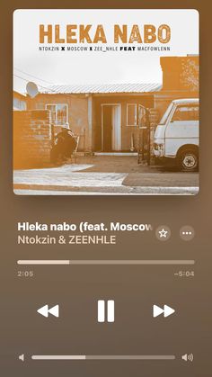 an audio player with the words heka nabo on it