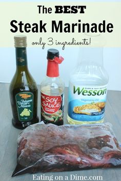 the best steak marinade for any 3 ingredients