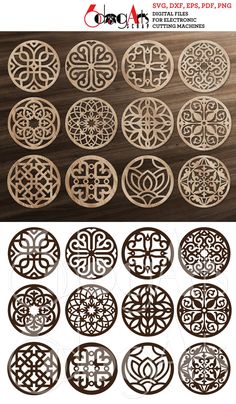 laser cut out designs for decorative items