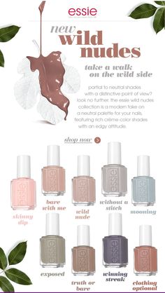 Neutral Pedicure Colors, Neutral Pedicure, Essie Nail Polish Colors, Pedicure Colors, Shimmer Nail Polish, Nail Shimmer, Colors Shades, Round Nails