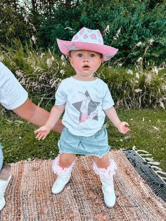 These adorable shirts feature a fun and cute cowgirl design and come in a variety of sizes for both adults and kids. They're made from high-quality materials and are super comfortable to wear, so you and your little one can look stylish and feel great all day long. Our shirts come in two lovely colors - pink and white. You can easily mix and match them to create your desired look. Let's go girls, let's rock these tees❤ ITEM DESCRIPTION • Direct-to-garment design • Material: 100% Cotton• Women's Matching Mommy Daughter Outfits, Cowgirl Design, Mother Daughter Shirts, Cute Cowgirl, Mommy Daughter Outfits, Cowgirl Look, Mommy And Son, Daughters Shirt, Mommy Daughter