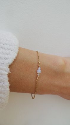 Adjustable Rose Gold Opal Jewelry, Dainty Adjustable Opal Bracelet, Adjustable Opal Spiritual Bracelet, Adjustable Opal Bracelet Gift, Adjustable Opal Bracelet For Gift, Elegant Opal Beaded Bracelets As Gift, Opalite Bracelet, Sea Opal, Opal Bracelet