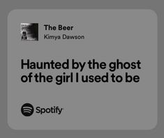 an ad for spotify featuring the ghost