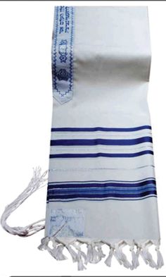 100% extra virgin wool tallit featuring pretty lurex stripes and a matching neckband (atarah) sewn on to the collar, as well as matching corners on all four corners of the tallit. Standard white tzitzis strings are already tied onto the tallit. Please choose different style of string if needed. Standard Ashkenaz Tie is included. Please contact us for Sephardic Tie. Additional fees of $15 will apply for Sephardic Tie. The blessing on the neckband is in Hebrew. Here's the translation in English: B Book Of Acts, Jewish Prayer, Mermaid Hat, Mens Cashmere Scarf, Men Scarf, Scarf Bib, Prayer Shawl, Fall Scarves, Jewish Art