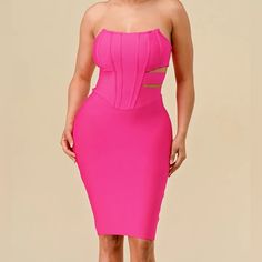 Brand New Excellent Condition More Styles And Sizes Available In My Closet Bundle And Save Pet And Smoke Free Home Fuchsia Dress, My Closet, Colorful Dresses, Womens Dresses, Brand New, Pet, Women Shopping, Pink, Dresses