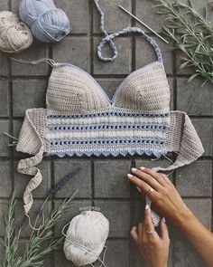 instatop Top A Crochet, Crochet Bikinis, Crochet Beach Wear, Crochet Bralette, Crochet Summer Tops