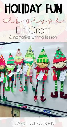 an elf themed holiday fun activity for kids