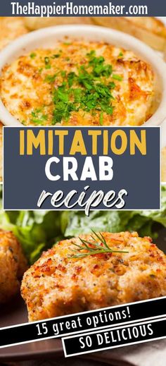 Wondering what tasty recipes you can make with imitation crab meat? These 15 recipes are perfect for making with this affordable alternative. Fake Crab Meat Recipes Easy, Recipes With Artificial Crab Meat, Immation Crab Meat Recipes, Recipes With Fake Crab Meat, Healthy Imitated Crab Recipes, Imitated Crab Meat Recipes, Artificial Crab Meat Recipes, Fake Crab Meat Recipes, Imation Crab Recipes