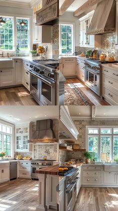 the kitchen is clean and ready for us to use in its new owner's home