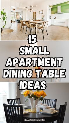 the top five small apartment dining table ideas