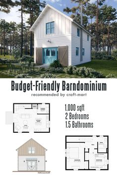 the floor plan for a small house with two bedroom and an attached bathroom, is shown in