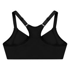 It's everything you need in an everyday bra — easy to get in and out of, underwire support in the front and smoothing support in the back — and nothing you don't want. No wire poke. No creasing. No strap slippage. Just all-around smoothing support. Seamless Underwire Black Sports Bra, Black Bra With Adjustable Straps And Medium Support, Black Push-up Sports Bra With Removable Pads, Push-up Black Sports Bra With Removable Pads, Black Workout Nursing Bra With Removable Pads, Sports Bra With Removable Pads In Black, Supportive Full Coverage Black Bra, Black Underwire Sports Bra With Padded Cups, Supportive Black Bra With Removable Pads