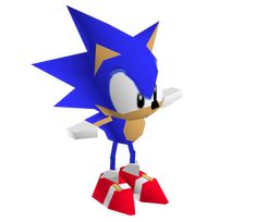 sonic the hedgehog is wearing red shoes