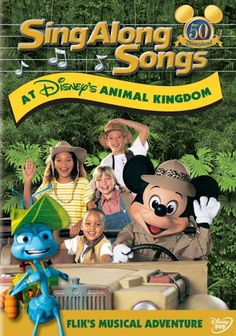 sing along songs for kids with an animal kingdom character and musical adventure dvd, new