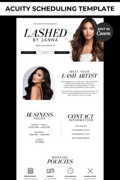 an image of a website page with the words lasheshed by janna on it