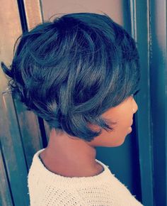 Kim Hairstyles, Bob Hairstyles For Black Women, Short Hairstyles For Black Women, Short Hair Styles African American, Black Bob Hairstyles, Short Black Hair, Stacked Bob, Bob Cuts, Choppy Bob Hairstyles