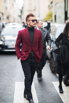 Burgundy Blazer Outfit Mens, Red Blazer Outfit Men, Burgundy Blazer Outfit, Red Blazer Outfit, Formal Attire For Men, Terno Slim, Gentleman Lifestyle