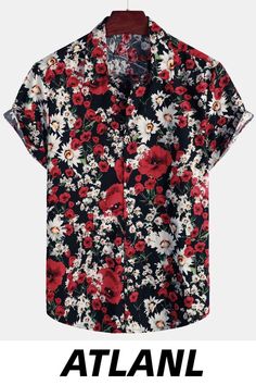 Great for summer vacations like camp,luau,cruise,sun beach etc. Floral Print Shirts, Aloha Beaches Shirt, Dress Shirt Men, Cuban Shirts, Slim Fit Dress, Slim Fit Dress Shirts, Shirts Long Sleeve, Button Down Shirt Mens, Floral Print Shirt