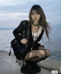 Japanese Grunge Fashion, Korean Reference, Opiumcore Outfits, Harujuku Grunge, Acubi Aesthetic, Y2k Acubi, Photo Women, Aesthetic Korean, Cute Photo