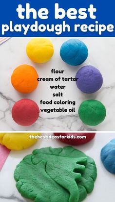 the best playdough recipe for kids