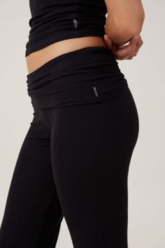 Sleep Recovery Roll Waist Pant Stretch Pants With Wide Waistband For Loungewear, High Waist Stretch Yoga Pants With Ribbed Waistband, Stretch Full Length Pants With Ribbed Waistband, Stretch Full-length Pants With Ribbed Waistband, Fitted Bottoms With Ribbed Waistband, Fitted Full-length Bottoms With Ribbed Waistband, Stretch Wide Leg Pants With Ribbed Waistband For Fall, Flare Bottoms With Elastic Waistband For Loungewear, Straight Leg Stretch Yoga Pants With Wide Waistband