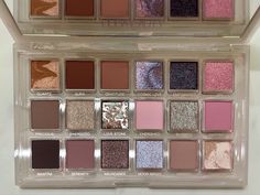 the eyeshadow palettes are all different colors