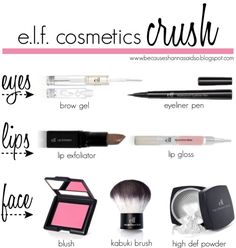 Favorite elf cosmetics Elf Products, Surprise Surprise, Face Time, Lip Exfoliator, Face Beat, Elf Cosmetics, Elf Makeup, Affordable Makeup